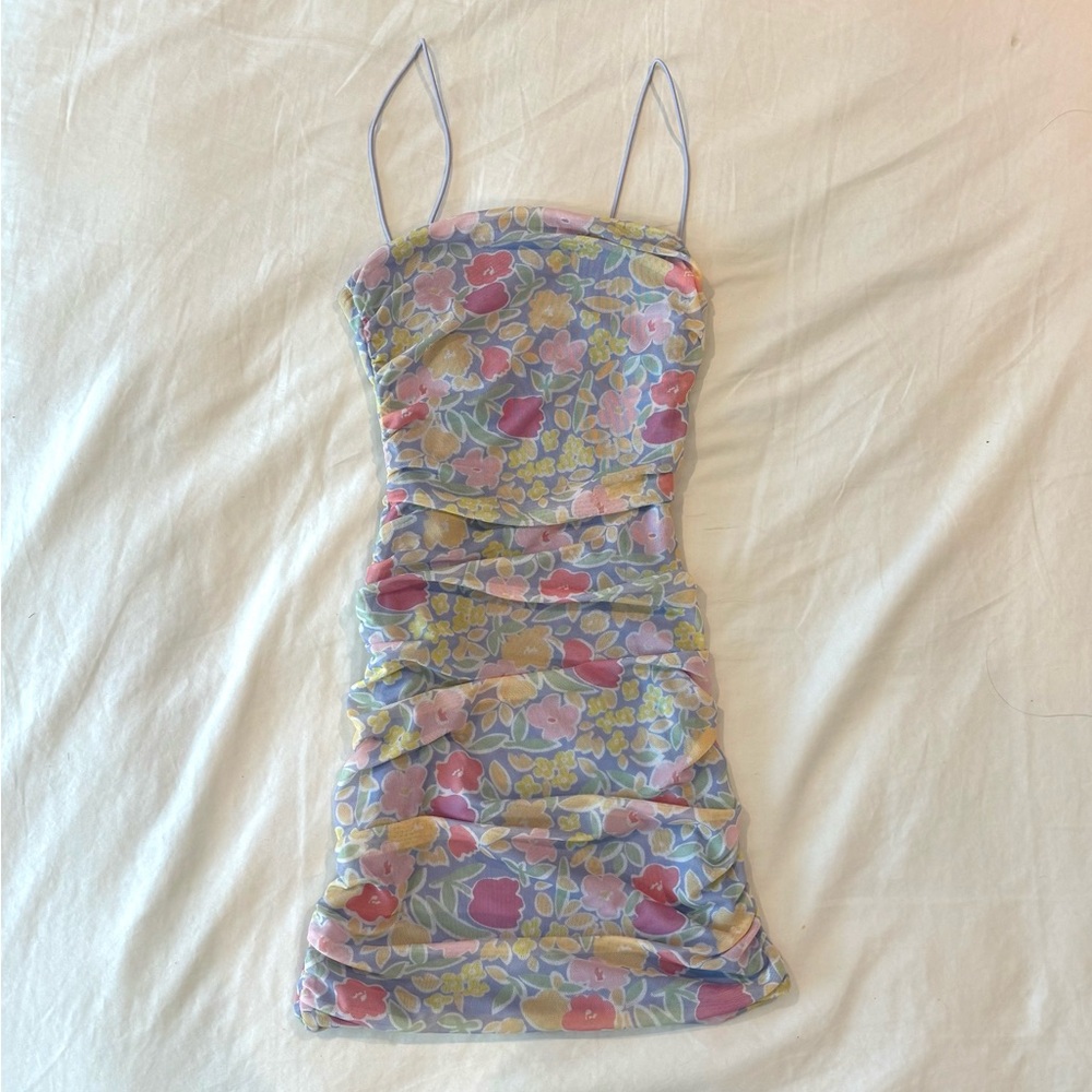 Princess Polly Holloway Wishes Mini Dress in Multi Floral